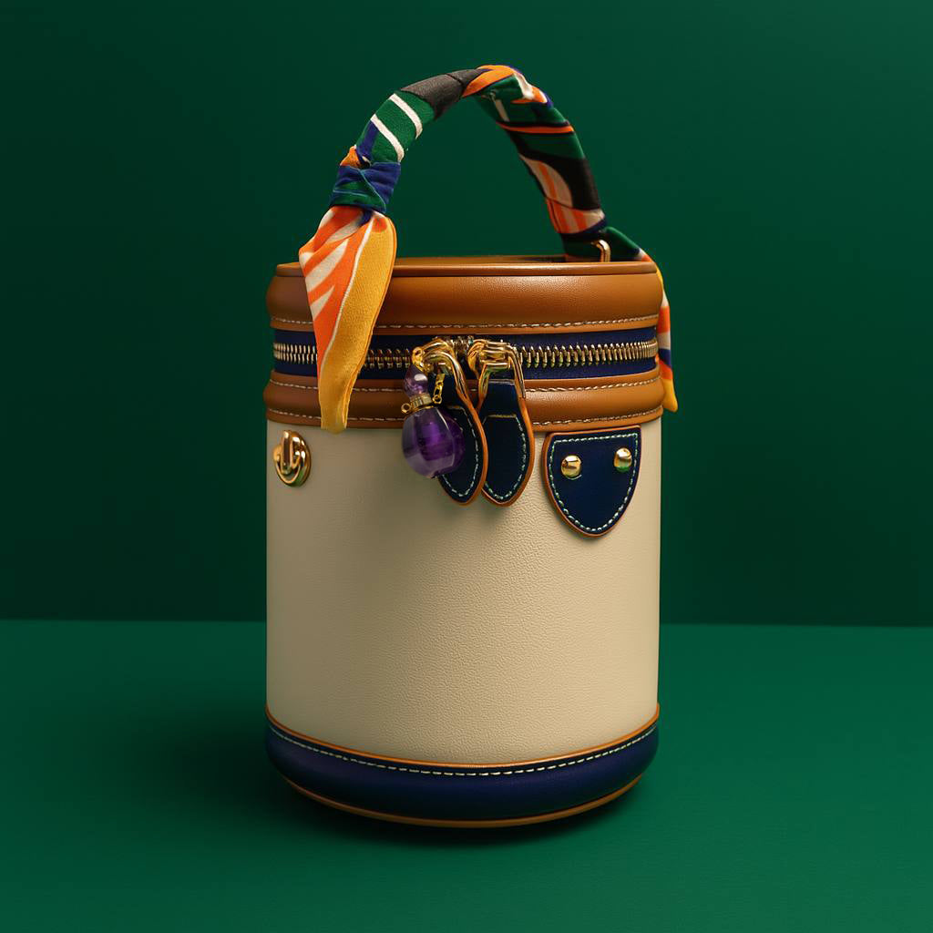 AURELITH Mini Barrel Bag + Gem Charm