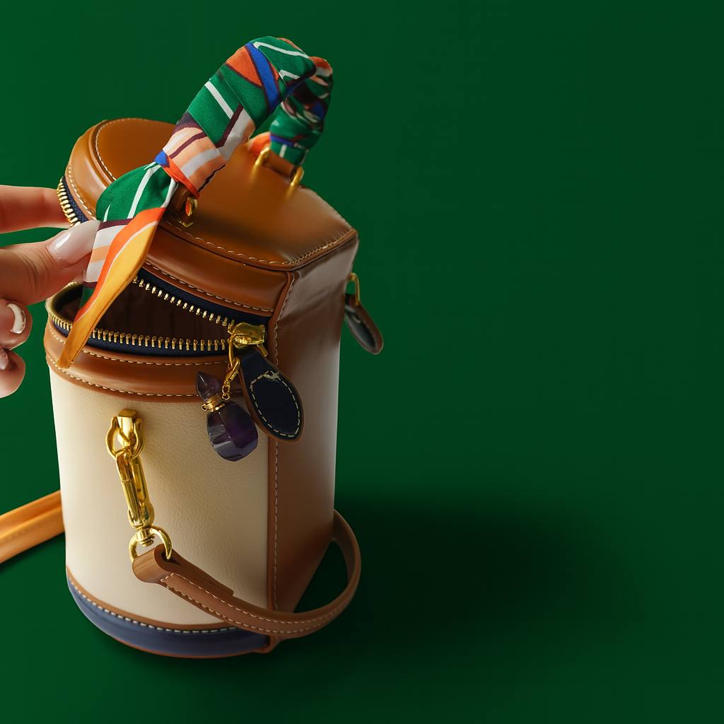 AURELITH Mini Barrel Bag + Gem Charm