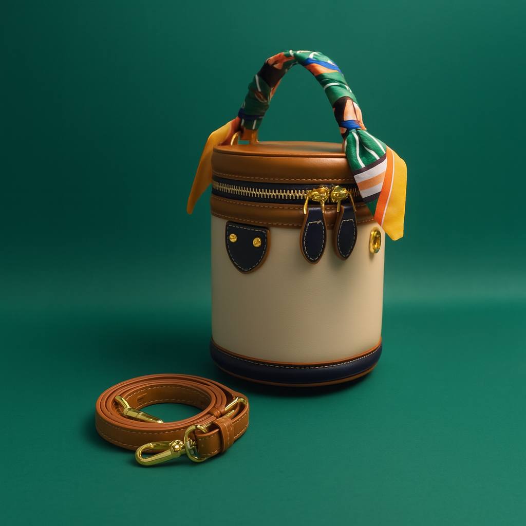 AURELITH Mini Barrel Bag + Gem Charm