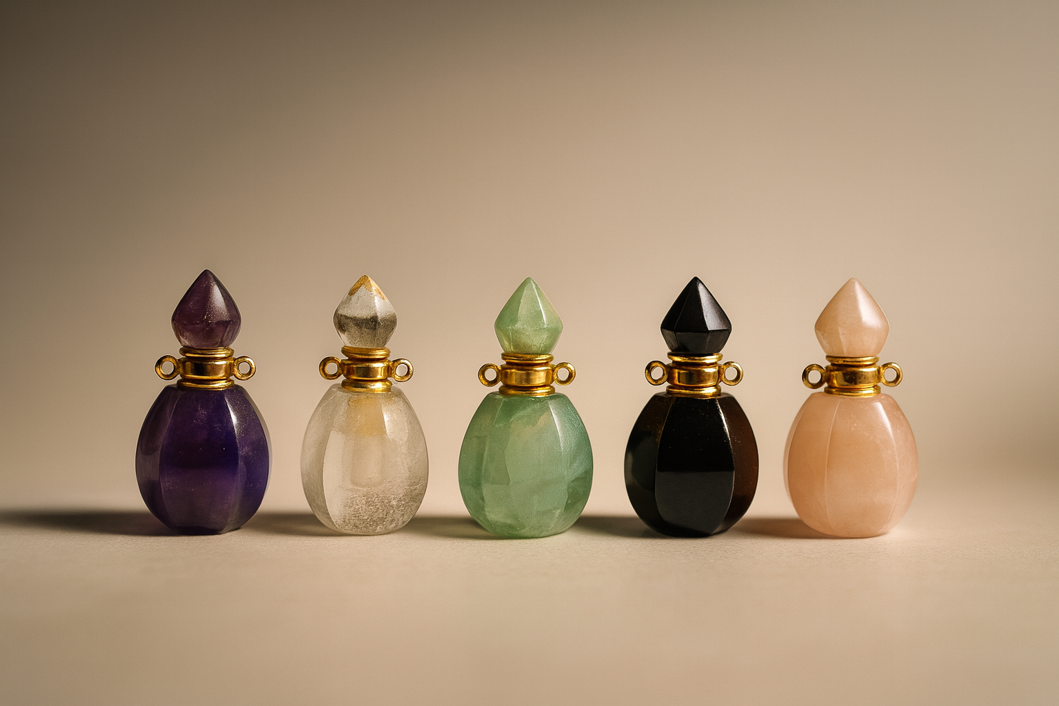 Gemstone Perfume Pendant Barouqe