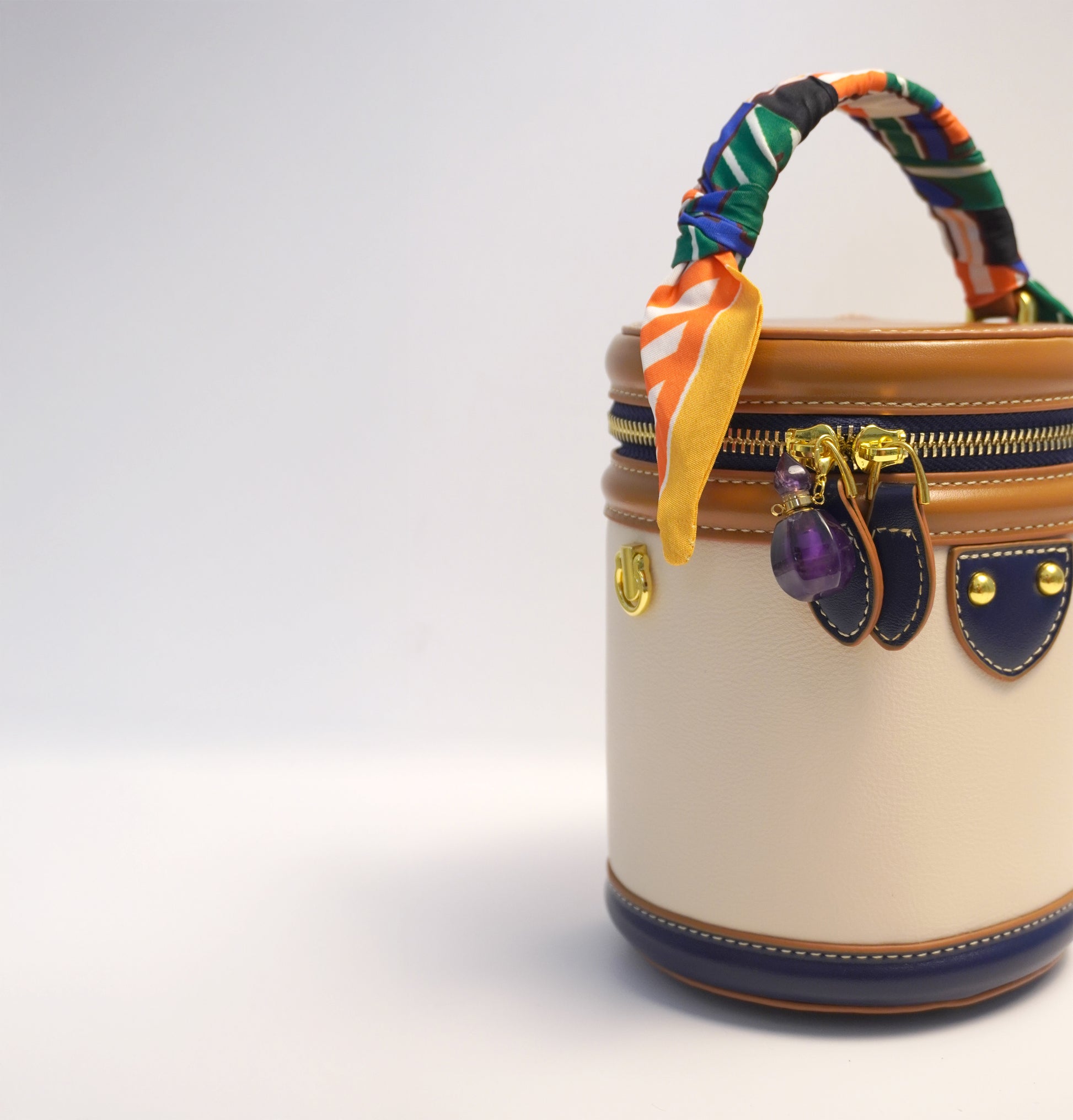 AURELITH Mini Barrel Bag + Gem Charm
